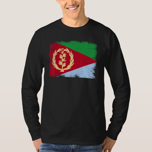 Camiseta Vintage Eritrea Flag Eritrean Independence Day (Frente)