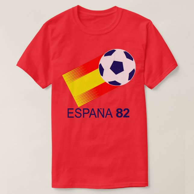 Camiseta Vintage Espana 82 (Frente do Design)