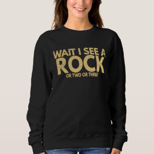 Camiseta Vintage Espero Vejo Uma Rocha Geologia Para Geól