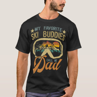 Camiseta Vintage esquiando meus amigos favoritos de esqui m