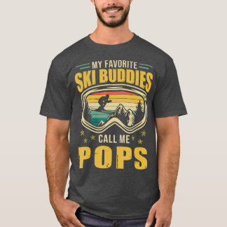 Camiseta Vintage esquiando meus amigos favoritos de esqui m