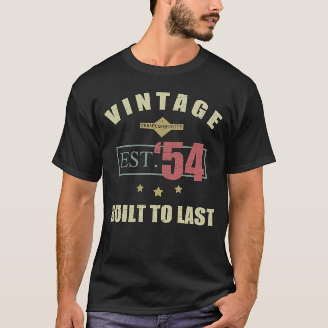 Camiseta Vintage Est Aniversário do 70 de 1954 (Frente)