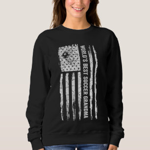 Camiseta Vintage Estados Unidos Flag World Best Soccer Avó 