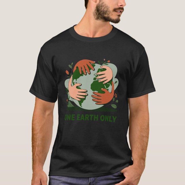 Camiseta vintage estilo One earth only (Frente)
