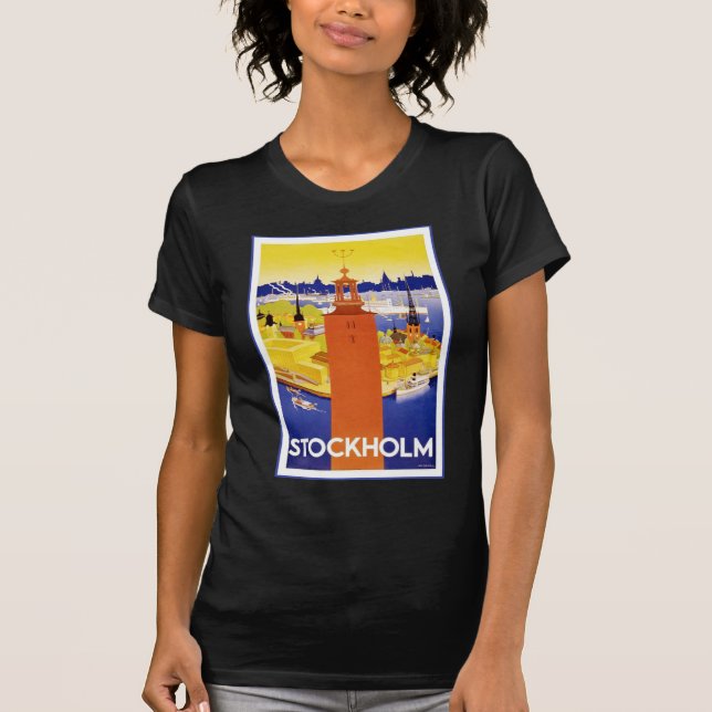 Camiseta Vintage Estocolmo Suecia (Frente)
