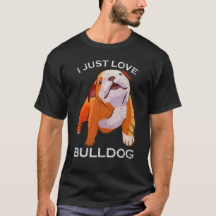 Camiseta Vintage Eu Adoro Cão-De-Pé-De-Cão-De-Cão-De-C