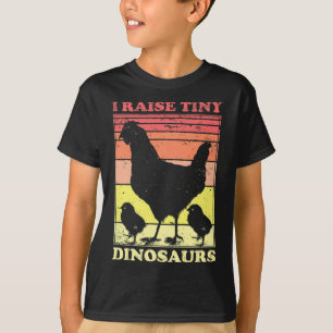 Camiseta Vintage Eu Crio Pequenos Dinossauros Fazendeiro Re