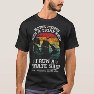 Camiseta Vintage Eu Dirigo Um Navio Pirata A Matchina Da Fa