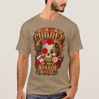 Camiseta Vintage, Eu Só Quero Amarrar E Ver O Horror Mov