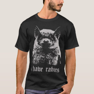 Camiseta Vintage Eu Tenho Raiva Morcego Citações Engraçadas