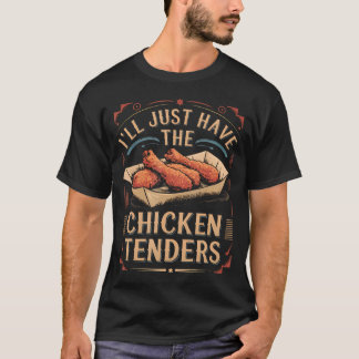 Camiseta Vintage Eu Vou Pedir Só Os Tenders De Frango Rápid