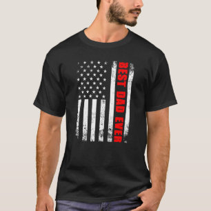 Camiseta Vintage, EUA, é o melhor Pai de bandeira de sempre