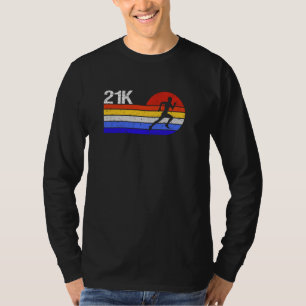 Camiseta Vintage Executando Meia Maratona 21K Corre Meia Ma