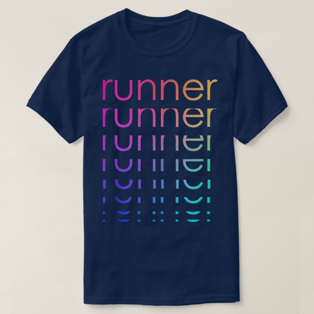 Camiseta Vintage Executando Para Maratonistas  (Frente do Design)