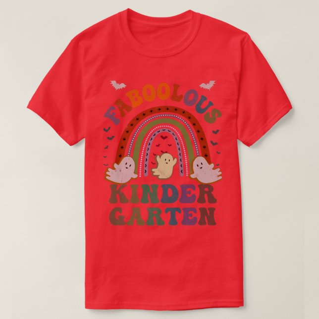 Camiseta Vintage FABOOLOUS KINDER GARTEN TEACHER Figurume (Frente do Design)