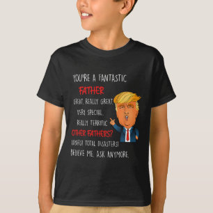 Camiseta Vintage Faça o Dia dos Pais Grande Novamente Pai E
