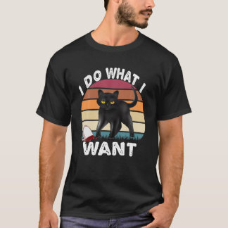 Camiseta Vintage, Faço O Que Quero Que A Xícara De Café Sej