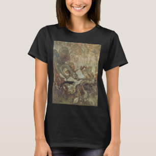 Camiseta Vintage Fairy Tale, a Sereia de Edmund Dulac