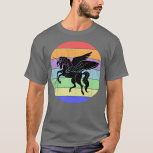 Camiseta Vintage Fairy Tale Flying Unicorn