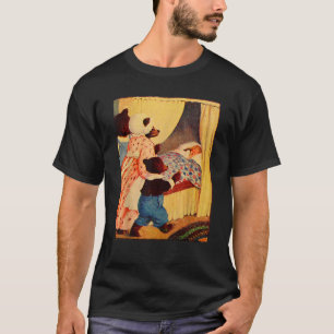 Camiseta Vintage Fairy Tales Goldilocks e os 3 Ursos