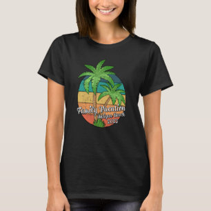 Camiseta Vintage Family Vacation 2023 Barbuda Antigua Beach