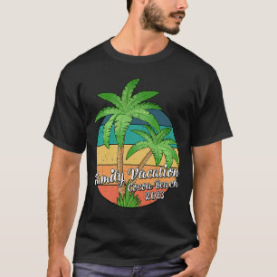Camiseta Vintage Family Vacation 2023 Florida Cocoa Beach