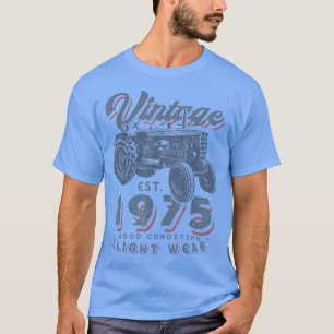 Camiseta Vintage Farmer Trator estabeleceu 1975 47th Birth
