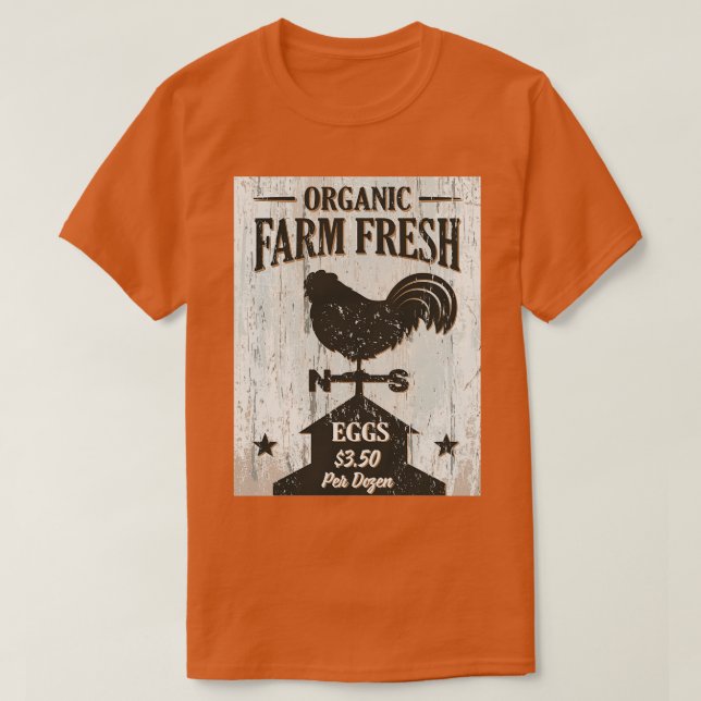 Camiseta Vintage - Fazenda - Sinal 1 (Frente do Design)