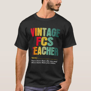 Camiseta Vintage FCS Professor Engraçado Cargo Título Anive