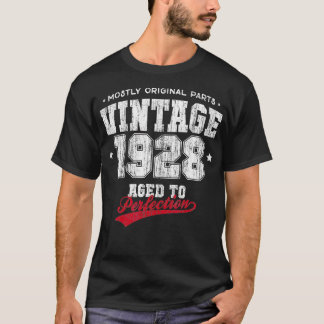 Camiseta Vintage Feita Em 1928, Presente De Aniversário De 