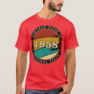 Camiseta Vintage Feita Em 1958
