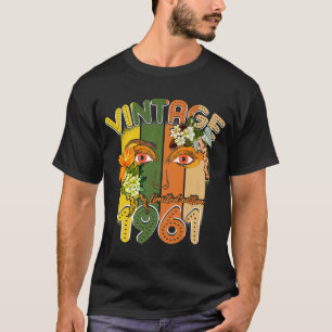 Camiseta Vintage Feita Em 1961 62º Aniversário 62 Anos Anti