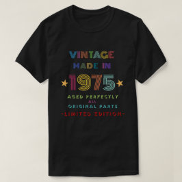 Camiseta Vintage Feita Em 1975