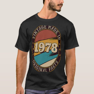 Camiseta Vintage Feita Em 1978, 70.