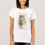 Camiseta Vintage Felry Christmas Angel com Bell<br><div class="desc">Vintage Felry Christmas Angel com Bell</div>