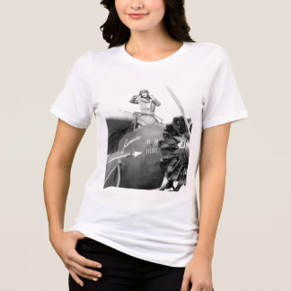 Camiseta Vintage Female Aviator – Fearless Woman Pilot, 192