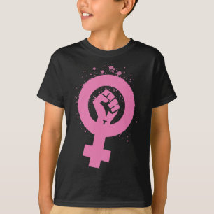 Camiseta Vintage Feminismo - Símbolo Design