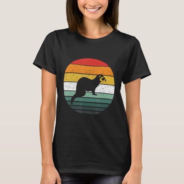 Camiseta Vintage Ferret Retro (Frente)