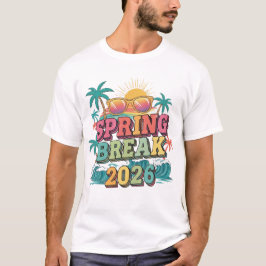 Camiseta Vintage Festa de Praia Férias de Primaver