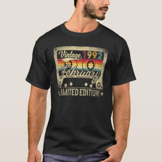 Camiseta Vintage fevereiro de 1992 31º Aniversário