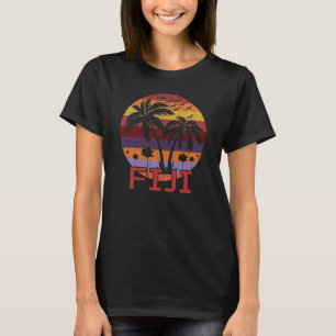 Camiseta Vintage Fiji Summer Beach Viagem
