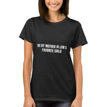 Camiseta Vintage Filho Favorito da Sogra Piada 