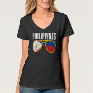 Camiseta Vintage Filipinas, sinalizador filipino, orgulho f