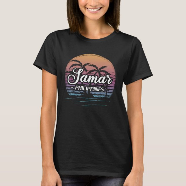 Camiseta Vintage Filipinas Vacage Viagem Asia Samar (Frente)