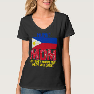 Camiseta Vintage Filipino Mãe Filipinas Bandeira da Mãe