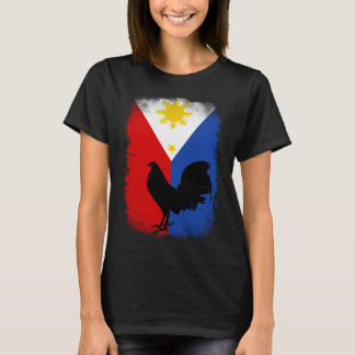 Camiseta Vintage Filipino Philippines flag game fowl rooste