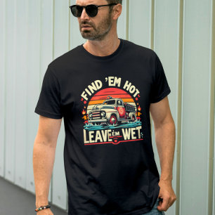 Camiseta Vintage Firecaminhão Sunset Graphic