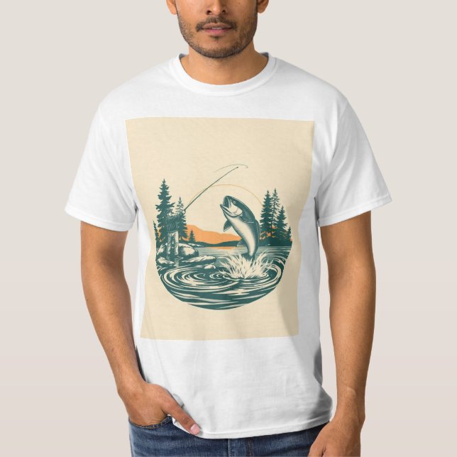 Camiseta Vintage Fish Whisperer (Frente)