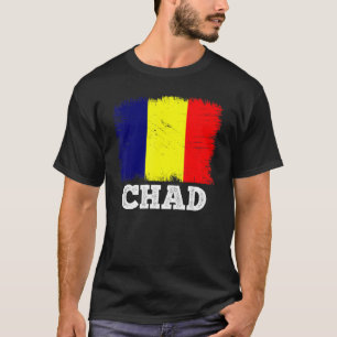 Camiseta Vintage Flag Chade Country Retro Flag Chade