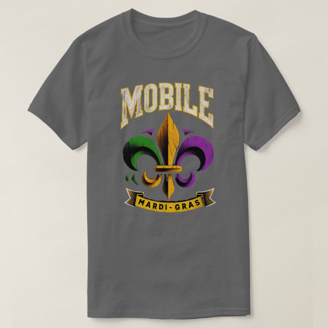 Camiseta Vintage Fleurdelis Celebração Shir (Frente do Design)